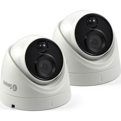 Swann SWPRO-4KDOMEPK2-EU 4K Ultra HD Add-On Security Cameras - 2 Cameras