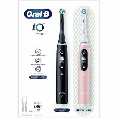 Oral-B iO 6 Electric Toothbrush (Twin Pack)