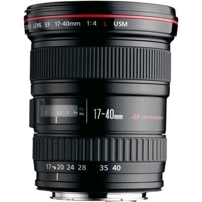 Canon EF 17-40 mm f/4L USM Wide-Angle Zoom Camera Lens