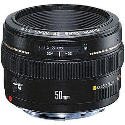 Canon EF 50 mm f/1.4 USM Standard Prime Camera Lens