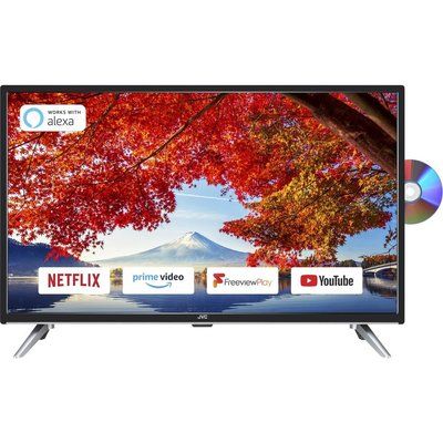 JVC LT-32C705 32" Smart Full HD HDR LED TV with Built-in DVD Player
