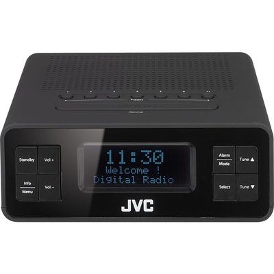 JVC RA-D38-B DAB/FM Clock Radio