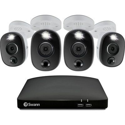 Swann SWDVK-856804WL-EU 8-channel 4K Ultra HD DVR Security System - 1 TB, 4 Cameras