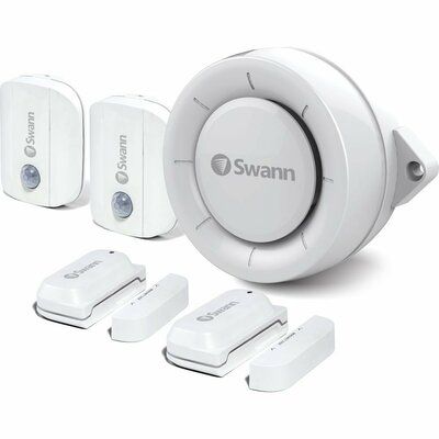 Swann SWIFI-ALARMKITA-GL Smart Indoor Siren & Sensors Bundle
