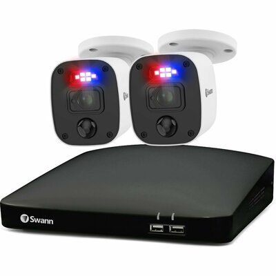 Swann Enforcer SWDVK-446802MQB-EU 4-channel Full HD 1080p DVR Security System - 1TB - 2 Cameras