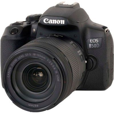 Canon EOS 850D DSLR Camera with EF-S 18-135 mm f/3.5-5.6 IS USM Lens