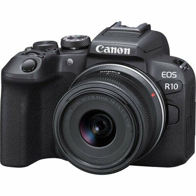 Canon EOS R10 Mirrorless Camera with RF-S 18-45 mm f/4.5-6.3 IS STM Lens