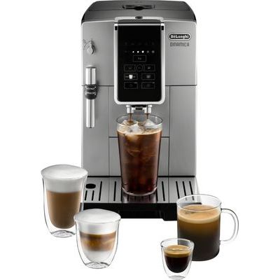 DeLonghi ECAM35025SB Dinamica TrueBrew Over Ice Fully Automatic Coffee and Espresso Machine