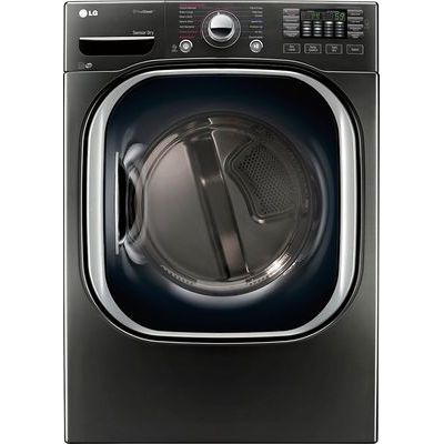 LG DLEX4370K 7.4 Cu. Ft. Stackable Electric Dryer with Steam and Sensor Dry