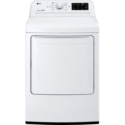 LG DLE7100W 7.3 Cu. Ft. Electric Dryer with Sensor Dry