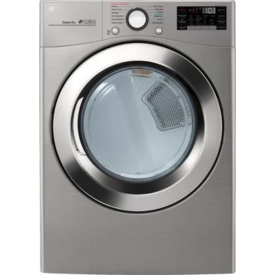 LG DLGX3701V 7.4 Cu. Ft. 12-Cycle Smart Wi-Fi Gas SteamDryer with Sensor Dry and TurboSteam