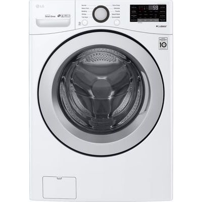 LG WM3500CW 4.5 Cu. Ft. High Efficiency Stackable Smart Front-Load Washer