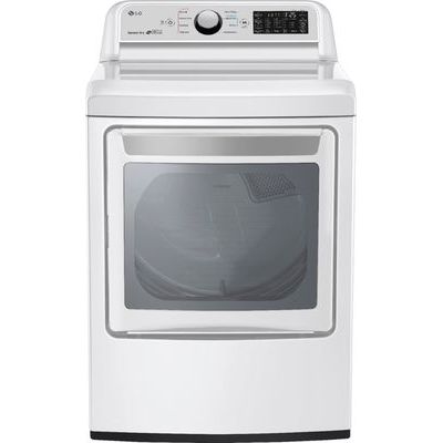 LG DLE7300WE 7.3 Cu. Ft. Smart Electric Dryer with Sensor Dry