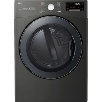 LG DLEX3900B 7.4 Cu. Ft. Stackable Smart Electric Dryer with Steam and Sensor Dry