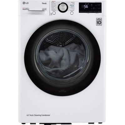 LG DLHC1455W 4.2 cu ft Stackable Electric Dryer