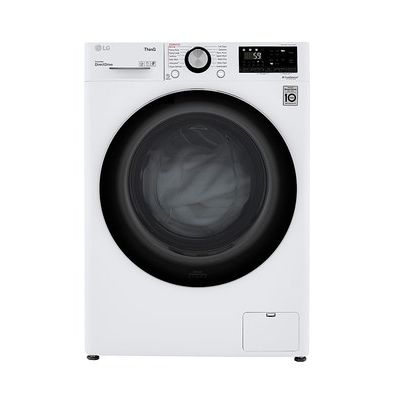 LG WM3555HWA 2.4 Cu. Ft. High-Efficiency Smart Front Load Washer and Electric Dryer Combo