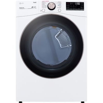 LG DLGX4001W 7.4 Cu. Ft. Stackable Smart Gas Dryer