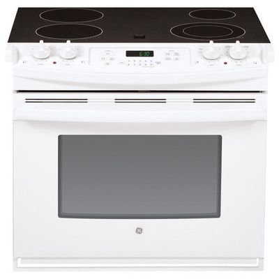 GE JD630DFWW 4.4 Cu. Ft. Self-Cleaning Drop-In Electric Range