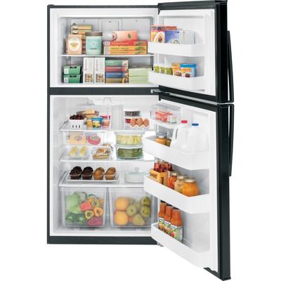 GE GTE21GTHBB 21.1 Cu. Ft. Top-Freezer Refrigerator