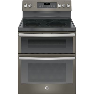 GE JB860EJES 6.6 Cu. Ft. Self-Cleaning Freestanding Double Oven Electric Convection Range