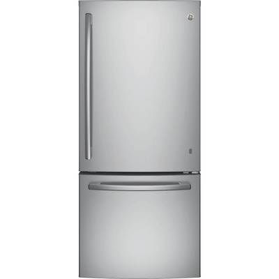 GE GBE21DSKSS 21.0 Cu. Ft. Bottom-Freezer Refrigerator