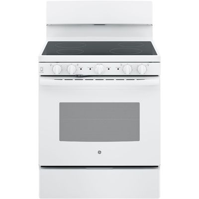 GE JB480DMWW 5.0 Cu. Ft. Self-Cleaning Freestanding Electric Range
