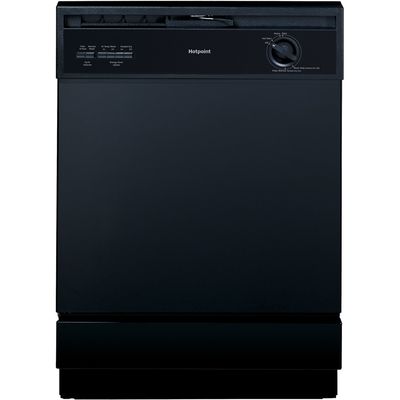 Hotpoint HDA3600KBB 24" Front Control Built-In Dishwasher