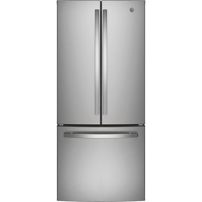 GE GNE21FYKFS 20.8 Cu. Ft. French Door Refrigerator
