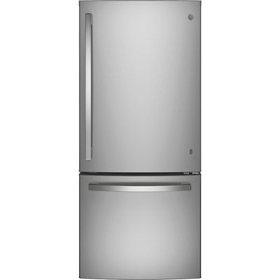 GE GDE21EYKFS 21.0 Cu. Ft. Bottom-Freezer Refrigerator