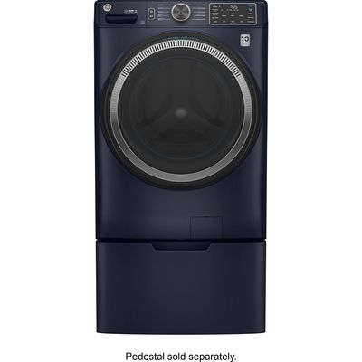GE GFW550SPRRS 4.8 Cu. Ft. High Efficiency Stackable Smart Front Load Washer with Microban Technology