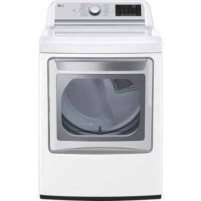 LG DLEX7900WE 7.3 Cu. Ft. Smart Electric Dryer with Steam and Sensor Dry