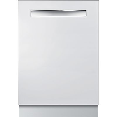 Bosch SHPM65W52N 500 Series 24" Pocket Handle Dishwasher with Stainless Steel Tub