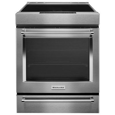 KitchenAid KSIB900ESS 7.1 Cu. Ft. Self-Cleaning Slide-In Electric Induction Convection Range