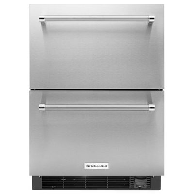 KitchenAid KUDF204ESB 4.7 Cu. Ft. Double-Drawer Refrigerator