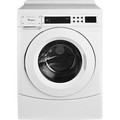 Whirlpool CHW9160GW 3.1 Cu. Ft. High Efficiency Front Load Washer with Commercial-Grade Cabinet