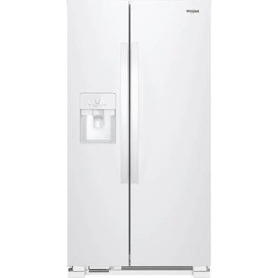 Whirlpool WRS325SDHW 24.6 Cu. Ft. Side-by-Side Refrigerator with Water and Ice Dispenser