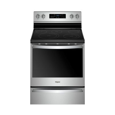 Whirlpool WFE775H0HZ 6.4 Cu. Ft. Self-Cleaning Freestanding Electric Convection Range