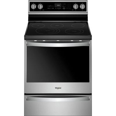 Whirlpool WFE975H0HZ 6.4 Cu. Ft. Self-Cleaning Freestanding Electric Convection Range