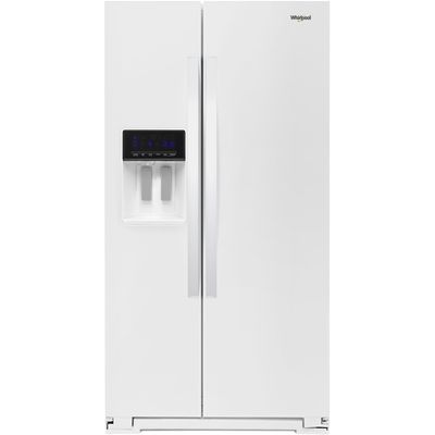 Whirlpool WRS571CIHW 20.6 Cu. Ft. Side-by-Side Counter-Depth Refrigerator