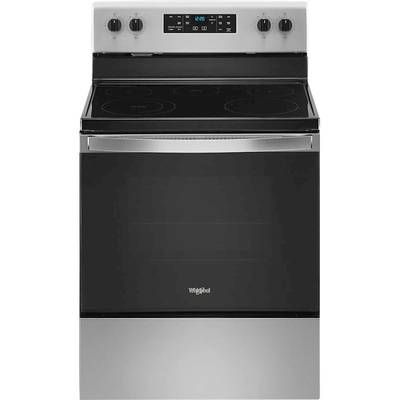 Whirlpool WFE505W0JZ 5.3 Cu. Ft. Freestanding Electric Range with Self-Cleaning and Frozen Bake