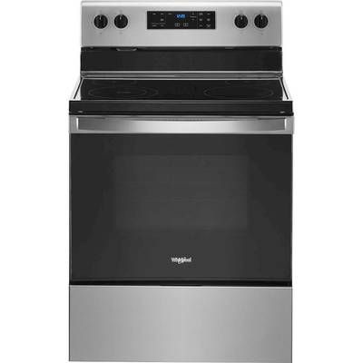 Whirlpool WFE515S0JS 5.3 Cu. Ft. Freestanding Electric Range with Self-Cleaning and Frozen Bake