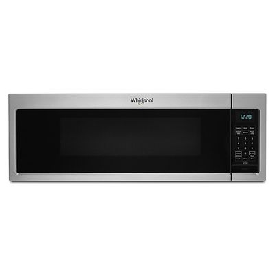 Whirlpool WML35011KS 1.1 Cu. Ft. Low Profile Over-the-Range Microwave Hood with 2-Speed Vent