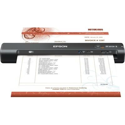 Epson ES-60W Wireless Mobile Color Sheetfed Document Scanner