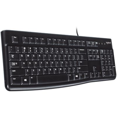 Logitech K120 Full-size Wired Membrane Keyboard