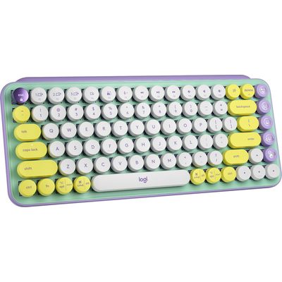 Logitech POP Keys Wireless Mechanical Tactile Switch Keyboard