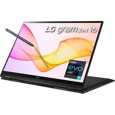 LG Gram 2-in-1 16" WQXGA Laptop - Intel Evo Platform Core i7 16GB RAM 2TB NVMe SSD