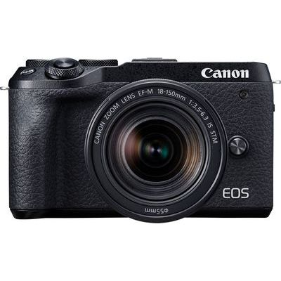 Canon EOS M6 Mark II Mirrorless Camera with EF-M 18-150mm Lens and EVF-DC2 Viewfinder