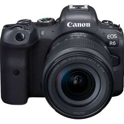Canon EOS R6 Mirrorless Camera with RF 24-105mm f/4-7.1 IS STM Lens